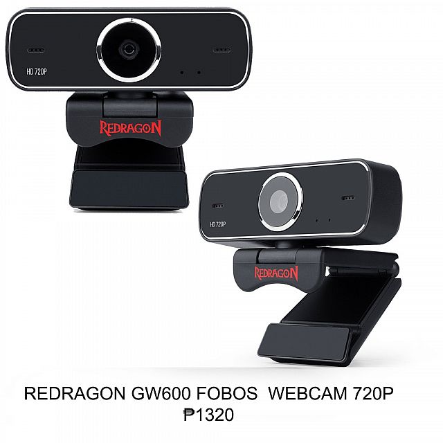 USB Streaming Webcam REDRAGON FOBOS (GW600-1)